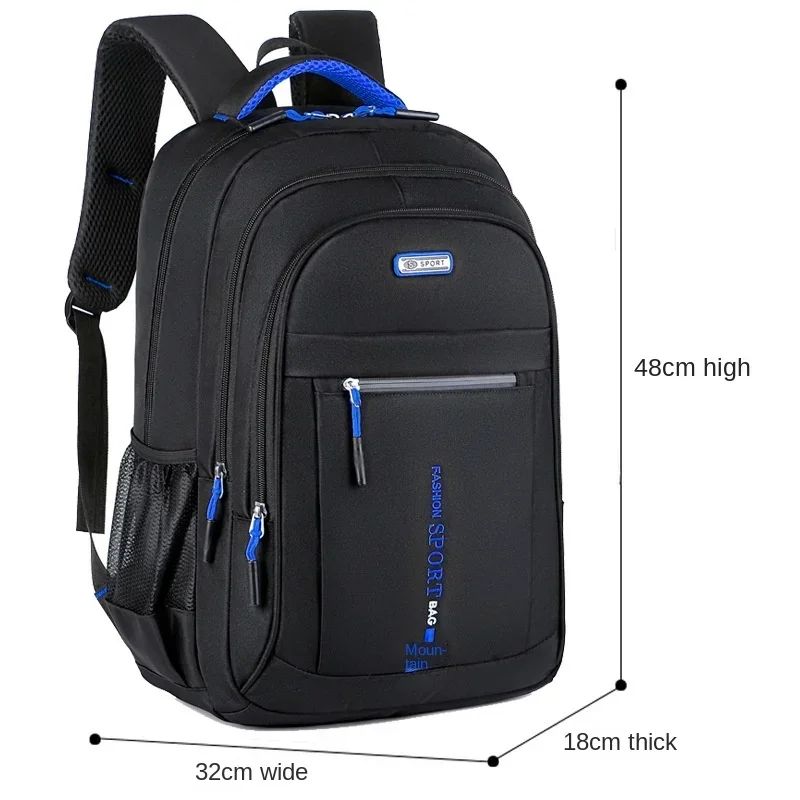 Mochilas Masculinas Oxford À Prova D'Água Mochila Para Notebook Bolsa Executiva Casual Viagem Mochila Escolar Para Ensino Médio