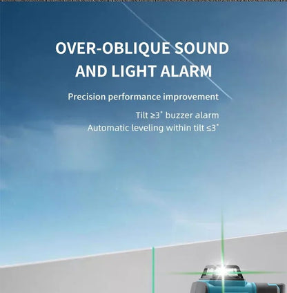 Nível a Laser Makita 16 Linhas Profissional Horizontal Vertical Laser Verde Automático 360° Autonivelante Nível a Laser Ferramentas de Construção