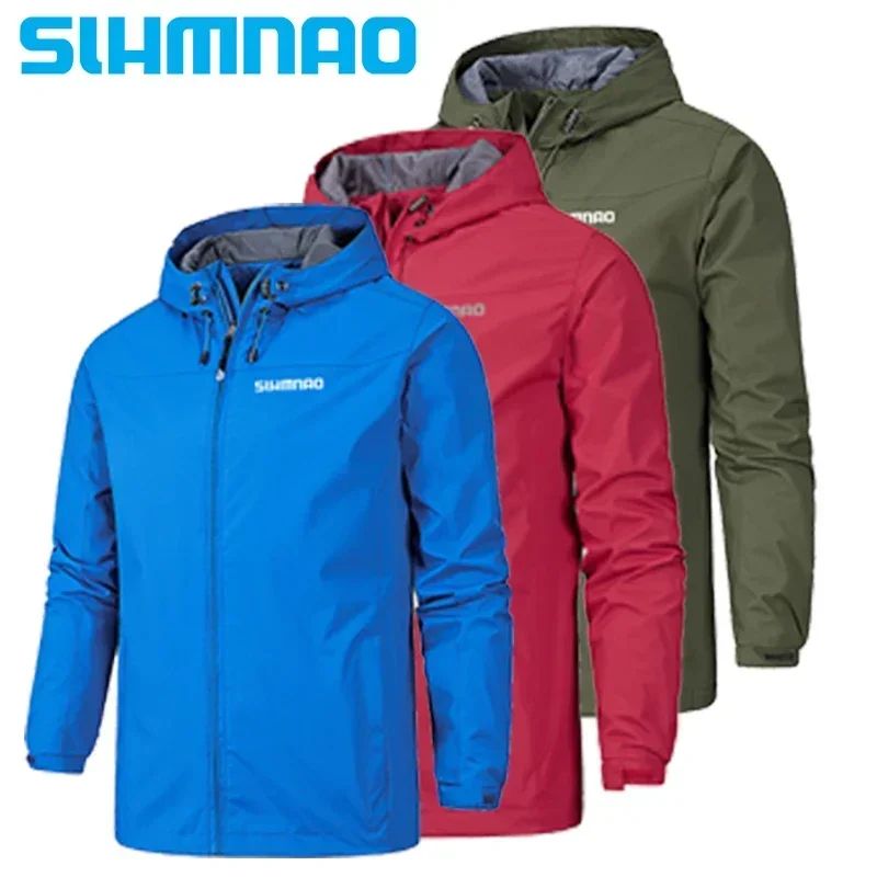 Capa de Chuva Impermeável Masculina para Pesca 2025, Capa de Chuva para Ciclismo, Jaqueta Corta-vento, Roupas de Montanhismo, Casaco de Primavera e Outono