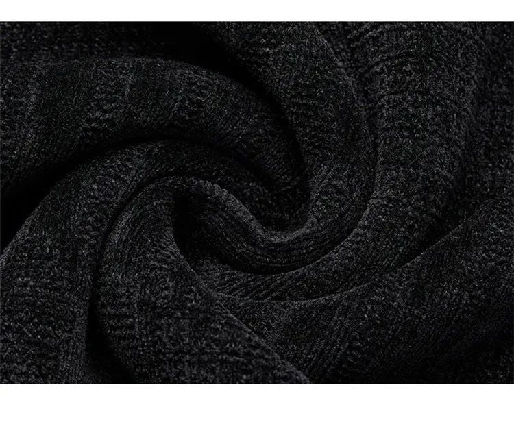 Brand Clothing High Quality Fashion Sweaters Male Slim Fit Casual Knitted Pullover Man Casual Round Neck Sweaters Black Grey