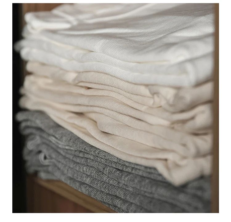 Bronson Heavyweight Seamless Tubular T-Shirt Summer Men's Plain Basic Tee Shirts