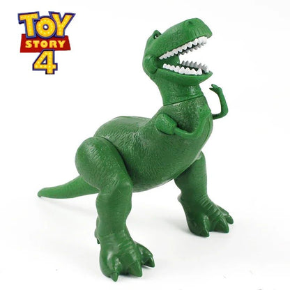 Disney Toy Story 4 Rex O Dinossauro Verde 22cm Figuras de Ação em PVC Mini Bonecos de Modelo com Pernas Articuladas Brinquedos Para Presente de Criança