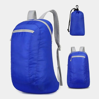 Mochila Dobrável Leve à Prova D'água Portátil para Esportes, Viagens e Caminhadas - Equipamento Durável para Aventuras ao Ar Livre