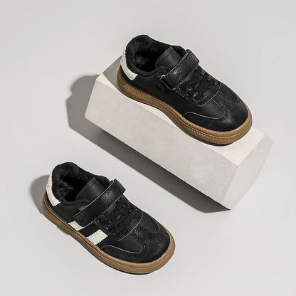 Children Casual Sneakers New Black Soft Bottom Girls Boys German Training Shoes Autumn Winter Fashion Red Kids Baby Casual Shoes