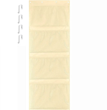 Over Door Hanging Storage Bag for Stuffed Animals & Baby Toys, Hammock Toy Organizer Net, Space-Saving Storage Solution