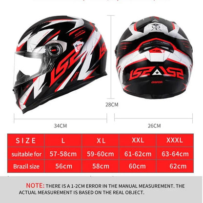 Capacete de motocicleta LS2 FF358 Capacete integral LS2 Draze para homens e mulheres Capacete de corrida de moto com casco de ABS Cascos Para Moto Aprovado pela ECE
