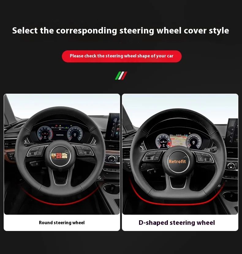 Capa de Volante de Camurça Antiderrapante para Carros Ford Mondeo Focus Raptor Puma Edge Explorer Ecosport Ranger F150 Kuga Fiesta Fusion