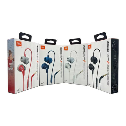 Fone de ouvido com fio intra-auricular Original JBL Run2 Esportes jogos esports dedicado 3,5 mm orifício redondo com controle de fio para computador laptop celular