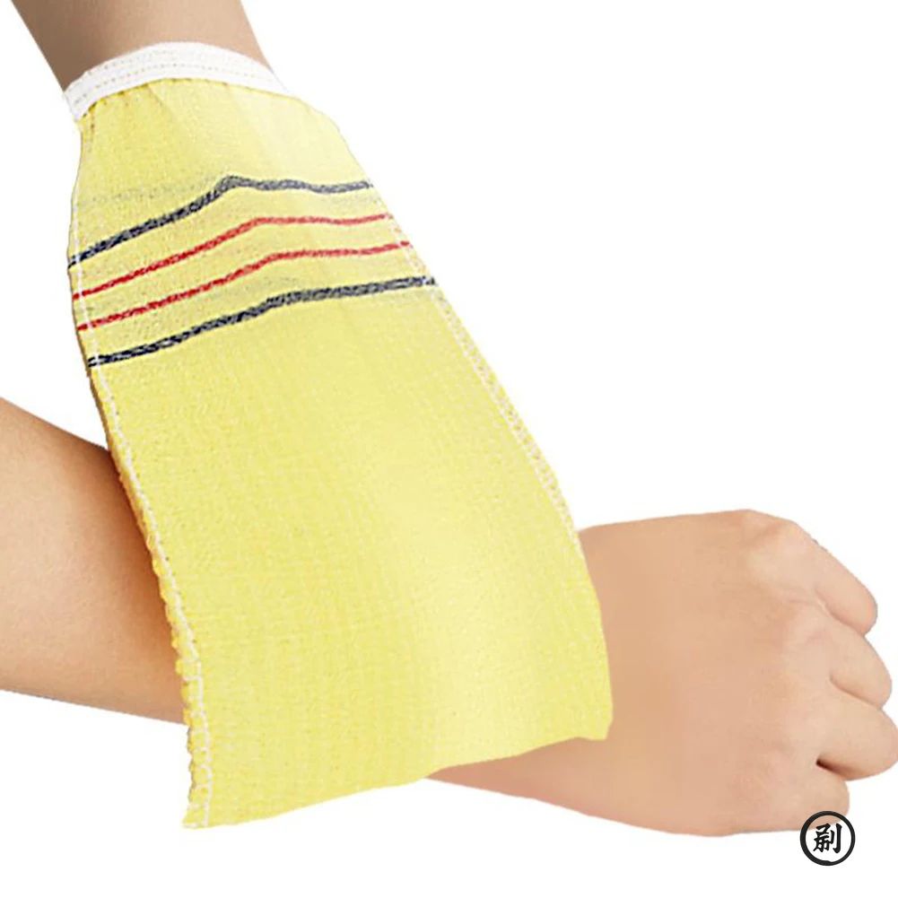 Exfoliating Bath Pad Towels Set Korean Italy Asian Exfoliating Bath Washcloth Body Scrub Shower Soft Polyester Cotton