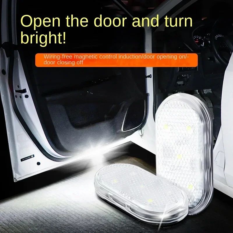 Mini Luminária de Leitura com Sensor de Toque - Luz de Teto Automotiva e Luminária de Ambiente com Carregamento USB
