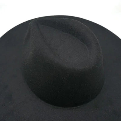 Chapéu Fedora de Feltro de Lã Novo para Mulheres e Homens, Elegante para Outono Inverno, Chapéus de Inverno para Senhoras e Cavalheiros, Casamento, Igreja, Jazz, 55-60CM Gorros