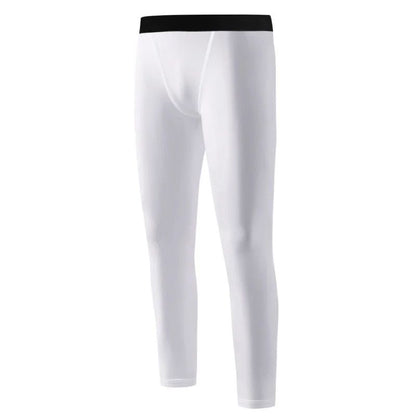 Single Leg Basketball Leggings Quick Drying 6-14 Years Teen Boys Running Football Yoga Fitness Compression Pants Sports
