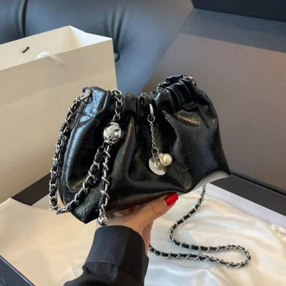 Y2K Millennium Bag Women 2025 New High Sense Shoulder Bags Summer Chain Bag Fashion Bucket Bag Messenger Bags Purses Handbags