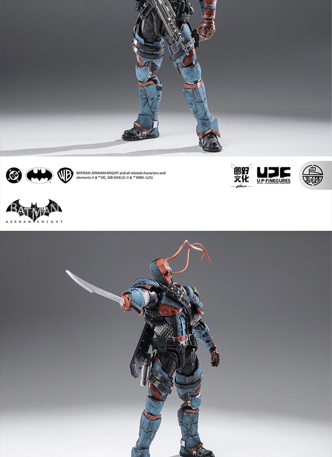 Em estoque Lpzz Dc002 Deathstroke Arkham Knight Batman Boneco de Ação Brinquedo Colecionável de Presente