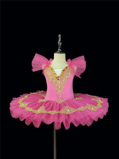 Summer Girl Dress Ballet Elegant Vestidos Kids Dance Costume Robe Fille Stage Children Outfit Baby Clothing Tutu Girls Dresses