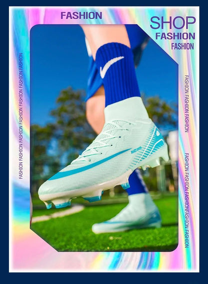 Men Soccer Shoes Society Professional Soccer Cleats Adult Fast Turf Training Football Shoes Outdoor Futsal Football Field Boots