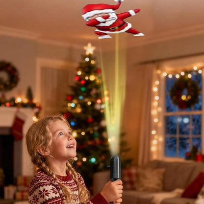 Christmas Projector LED Night Light Lifelike 4/6/10 Patterns Santa Claus Christmas Tree Ceiling Wall Decor Education Toy Gift