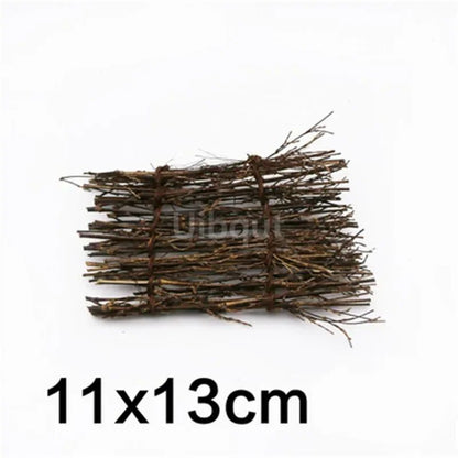 Vintage bamboo sushi dish bamboo fence Japanese Korean fence plate Cuisine Sushi Boats Bamboo Creative Exquisite Sushi Tools