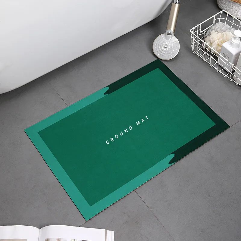 Bath Mat Super Absorbent Non Slip Bath Bathroom Rug Quick Drying Bath Shower Rug     Kitchen Entrance Door Mats Home Floor Mat