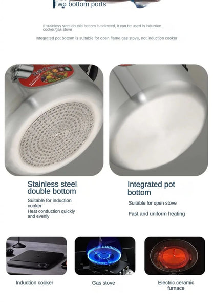 Electric Pressure Cooker, Rice Cooker, Stainless Steel Pot, Cuisine Cooker