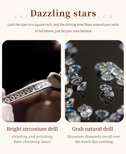 OLEVS Watch Women Fashion Elegant Stainless Steel Waterproof Quartz Wristwatch Luxury Ladies Dress Watches