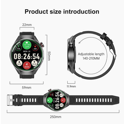 Smartwatch 2025 Original G5 Plus, Tela AMOLED HD de 1,75", Rastreamento GPS, Frequência Cardíaca, Chamada Bluetooth, Bússola para Homens