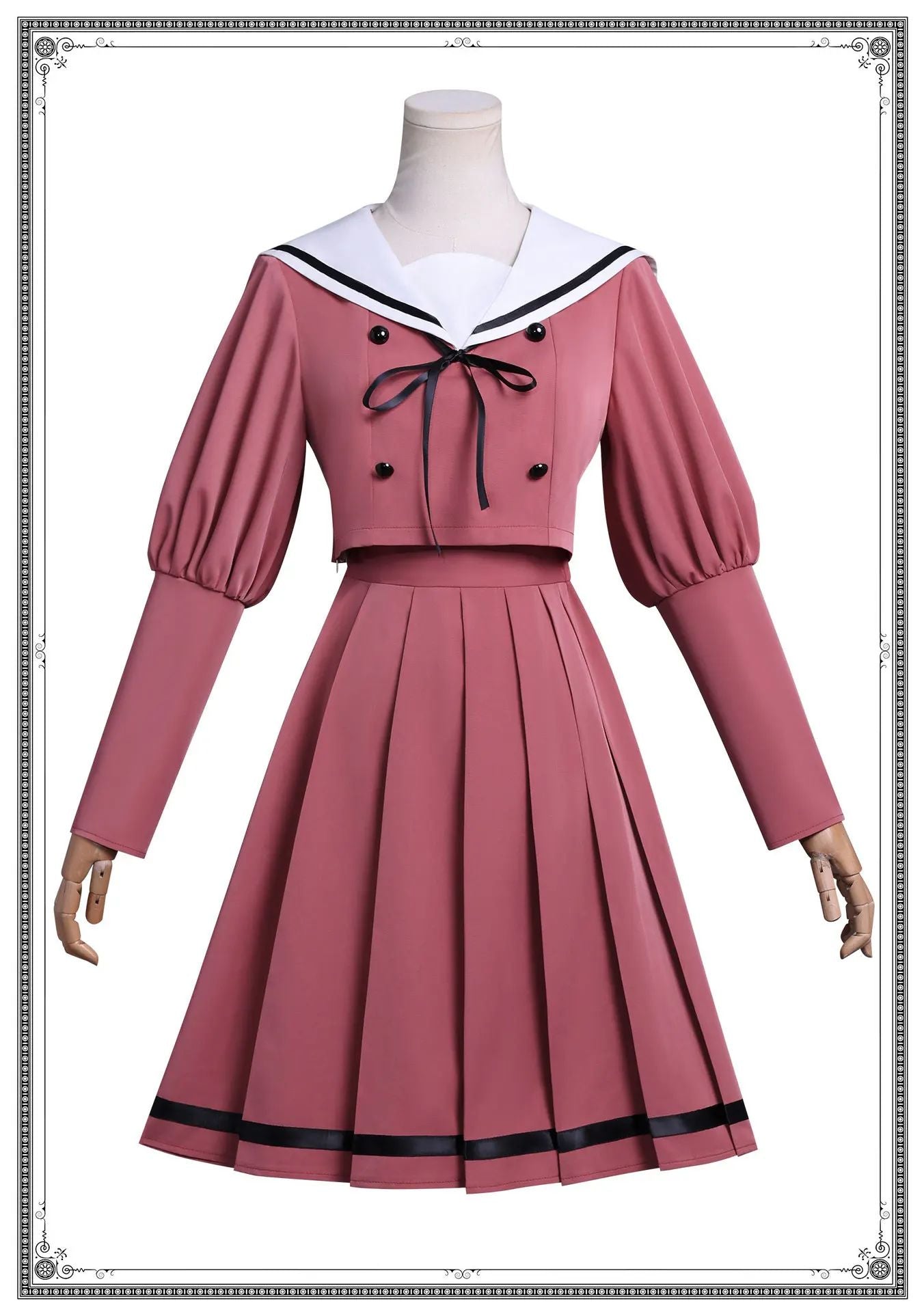 2026Fragrant flowers bloom in a majestic manner, cosplay by Kaoru Ran and Kaoru Kuri, school uniform, daily outfit, and clothing