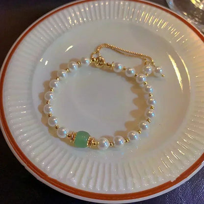 Pulseira de Tulipa de Opala Requintada com Zircônia para Mulheres Acessório Diário Personalizado da Moda Joias para Festas Presentes de Aniversário