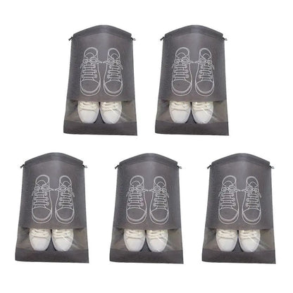 5/10pcs Non Woven Shoe Bag Storage Bag, Shoe Storage Drawstring Drawstring, Shoe Storage Bag, Dust-proof