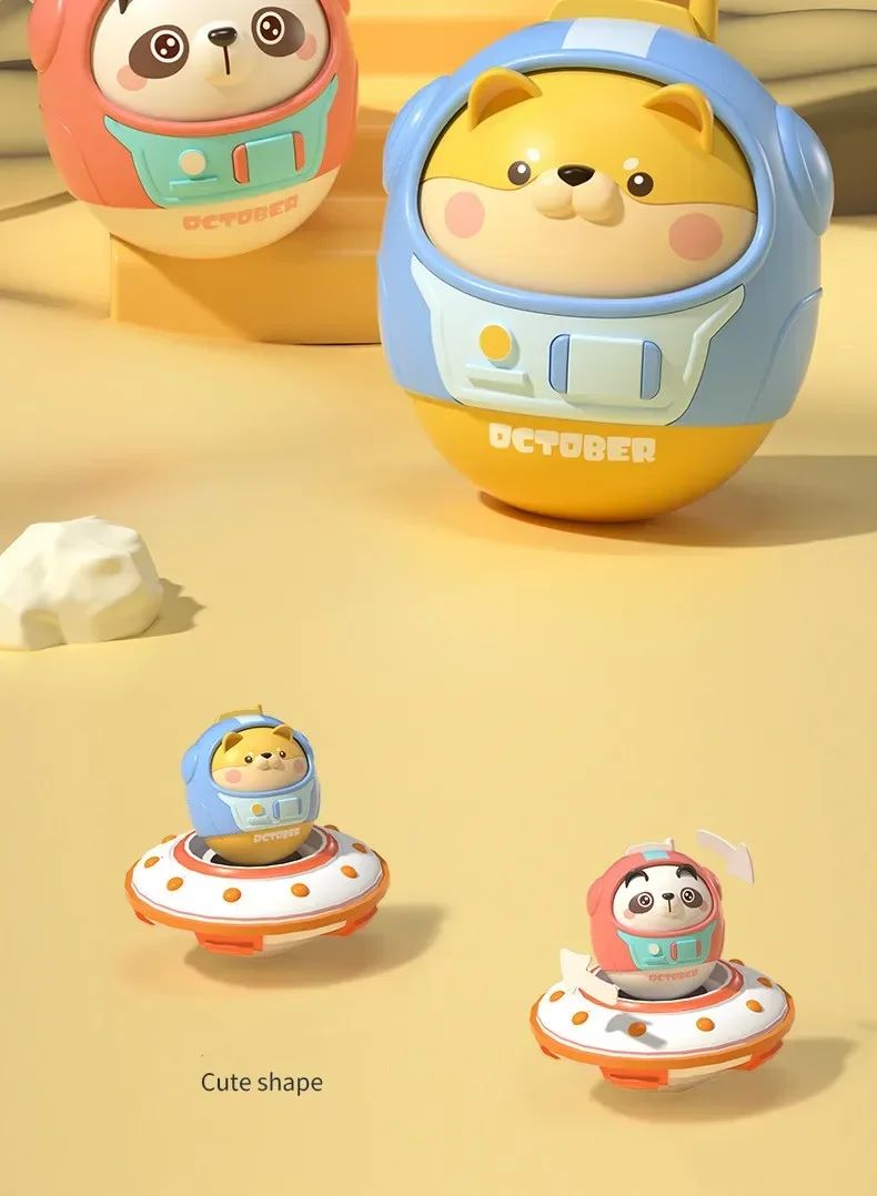 Brinquedo de Bebê Chocalho Animais Bamboleantes de 6-12 Meses Sino de Bebê em Formato de Desenho Animado Bonito para Recém-Nascidos Presente de Aniversário