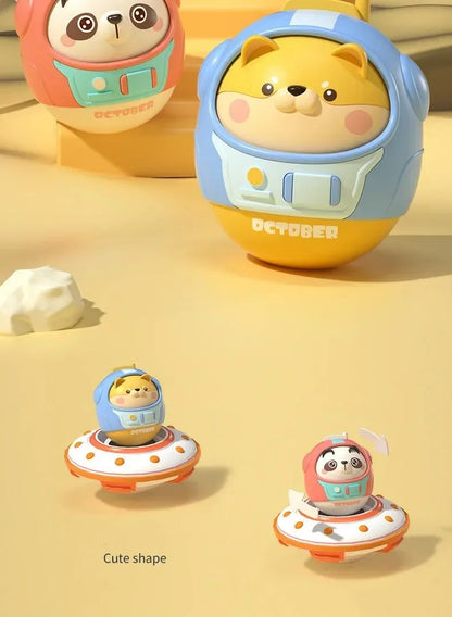 Brinquedo de Bebê Chocalho Animais Bamboleantes de 6-12 Meses Sino de Bebê em Formato de Desenho Animado Bonito para Recém-Nascidos Presente de Aniversário