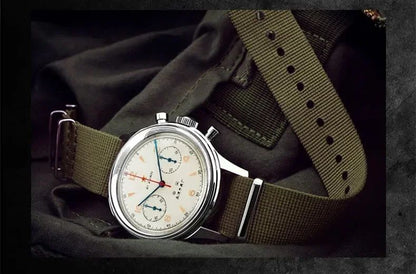 Men's watches 1963 pilot automatic watch 42mm waterproof retro quartz chronograph vintage dress watch