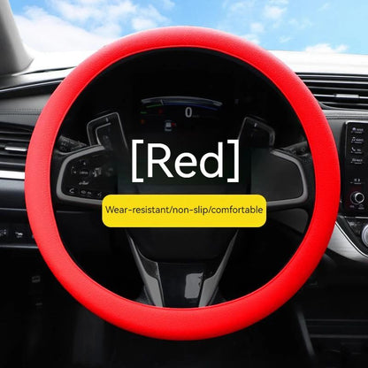 Universal Steering Wheel Cover Car Steering Wheel Handle Cover Anti-skid Wear-resistant All-season Silicone Steering Wheel