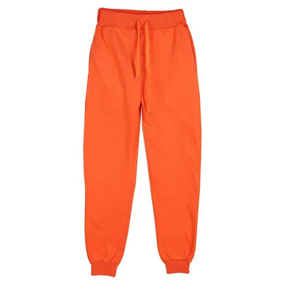 Calças de Moletom Masculinas/Femininas Casuais de Lã Calças Esportivas Unissex Moda Lisa Solta Calças Streetwear Outono Inverno Corrida Fitness P