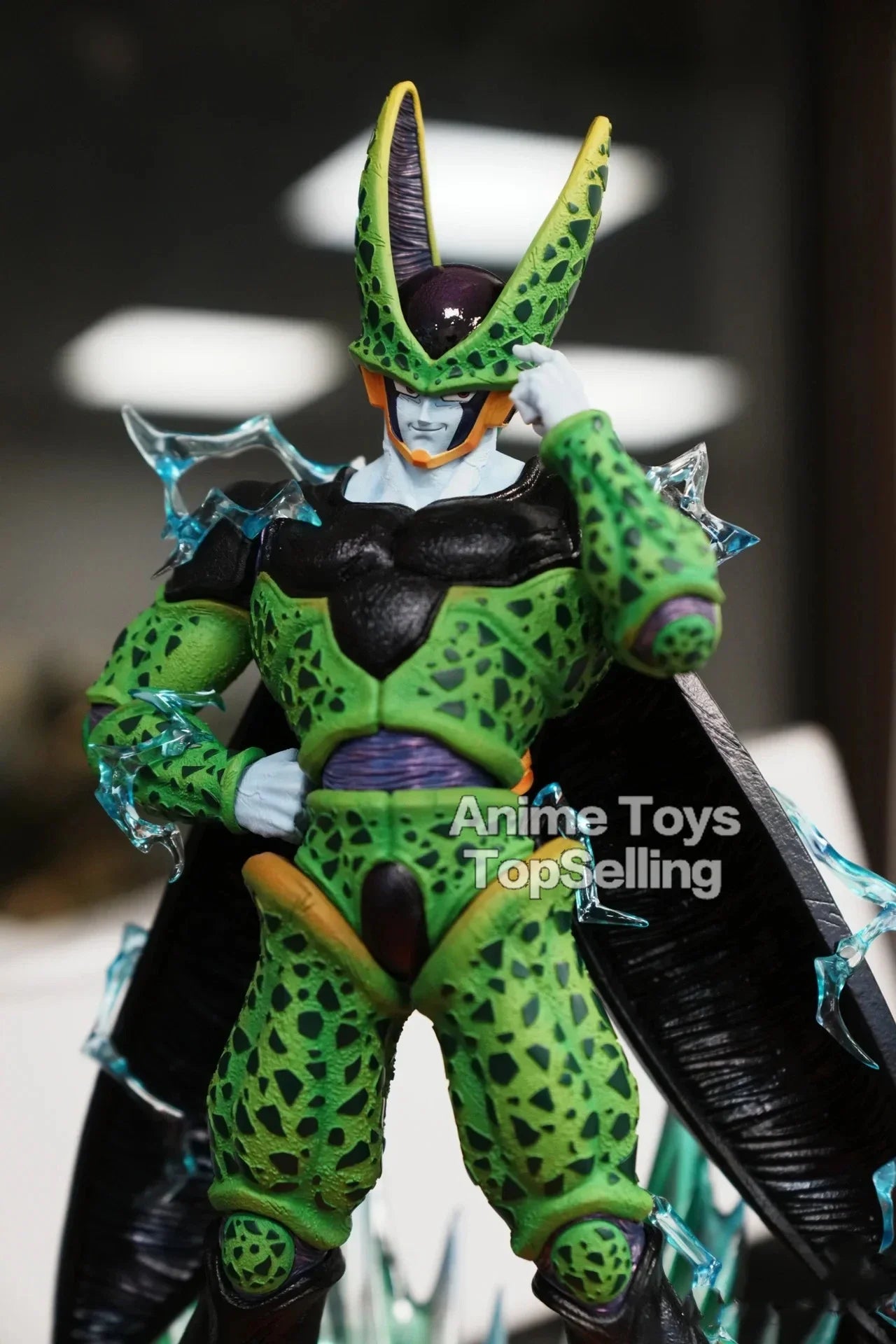 35cm/13,7in Anime Dragon Ball Z Figura Explosão Cell Figure PVC Modelo Colecionável Brinquedos Presentes