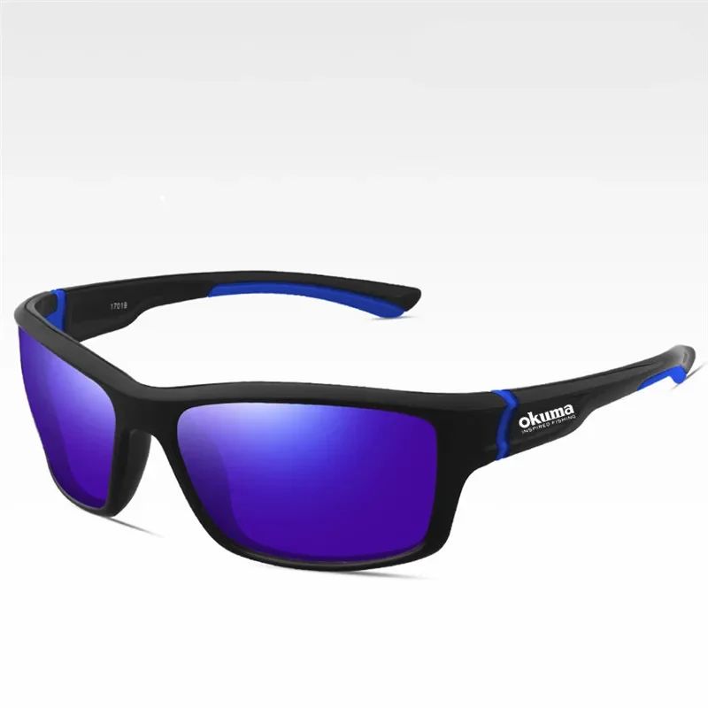 Óculos de Sol para Pesca Okuma UV400 Masculino para Dirigir Óculos de Sol Masculino Clássico para Caminhada e Pesca Óculos de Sol UV400