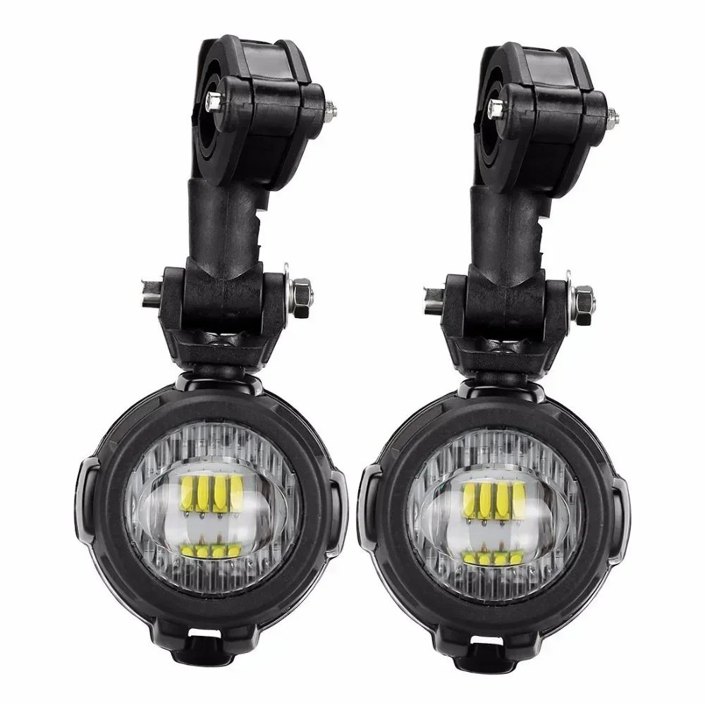 Motorcycle LED Auxiliary Headlight  Fog Light Protector For BMW R1200GS LC R1250GS Adventure R1250RT R1200RT R1250RS