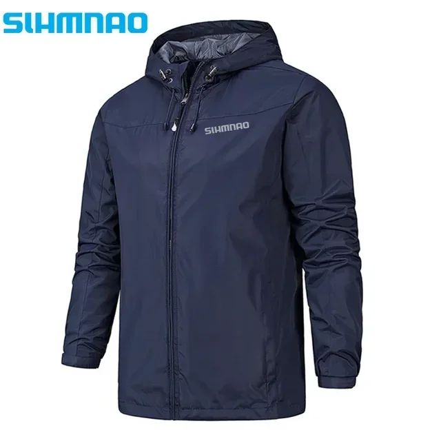 Capa de Chuva Impermeável de Pesca 2025 para Homens, Capa de Chuva para Ciclismo, Jaqueta Corta-Vento, Roupas de Montanhismo, Casaco de Primavera e Outono