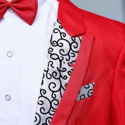 2pcs Men's Classics Tuxedo Suits Set Black Formal Tailcoat for Man Women Fashion Party Wedding Prom Clothing (Jacket+Pants)