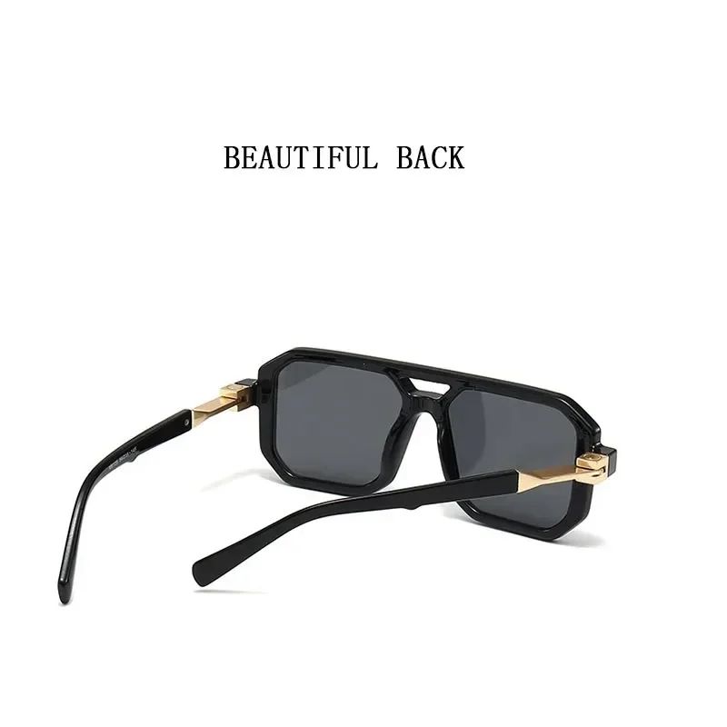 Óculos de Sol Vintage 2025 Proteção Solar Masculinos Quadrados Estilo Retrô Femininos da Moda Gafas De Sol