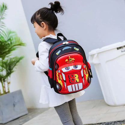Mochila Disney Pixar Carros Ortopédica Escolar para Meninos Impermeável para Adolescentes Mochilas Escolares de Desenhos Animados Presente de Natal de Aniversário
