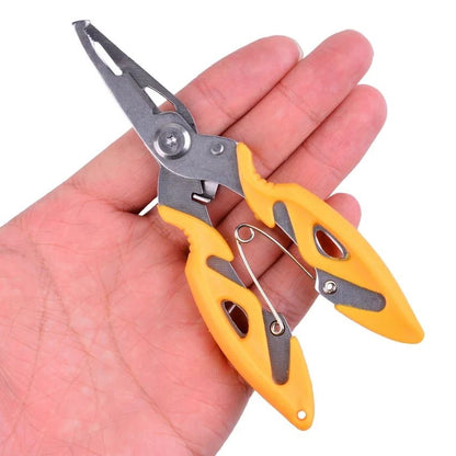 Alicates de Pesca Multifuncionais Ferramentas Acessórios para Bens de Inverno Alicates Torno para Amarrar Moscas Tesouras Conjunto de Linha de Pesca Pinças de Peixe