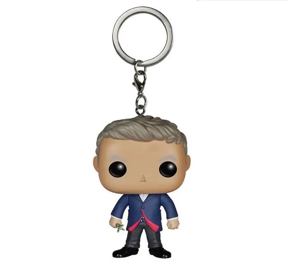 Funko Pop DW Doctors Chaveiro Brinquedo Décimo Doutor Décimo Primeiro Décimo Segundo Doutor Tardis Vinil Boneco Chaveiro