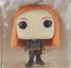 2025 Novo Chaveiro FUNKO Harry com Caixa Ginny Ron Fawkes Hedwig Hermione Pocket Boneco de Ação de Vinil Brinquedos Presentes Decoração
