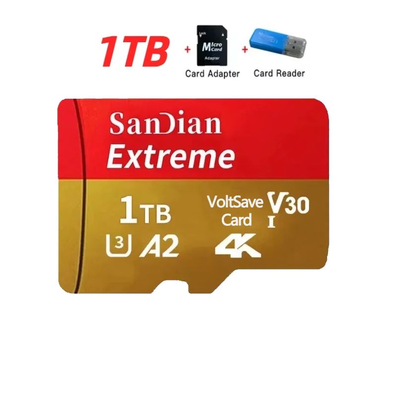 Original 128GB1TB large capacity flash memory card 512GB Class10 high-speed SD card suitable for devices such as Mac/PC/cameras·