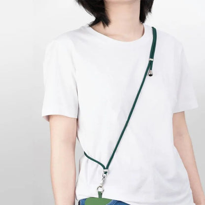 Crossbody Lanyard Necklace Strap Universal Mobile Phone Adjustment Long Hanging Rope with Clip Anti-Lost Lanyard