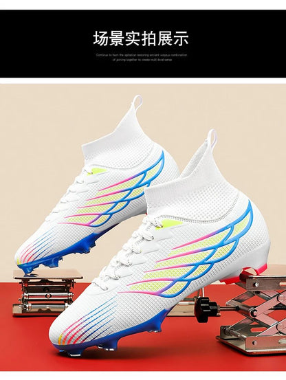 New Men Soccer Shoes Professional Ultralight Football Shoes Society Cleats Outdoor Football Field Boots Fast Sneaker Match