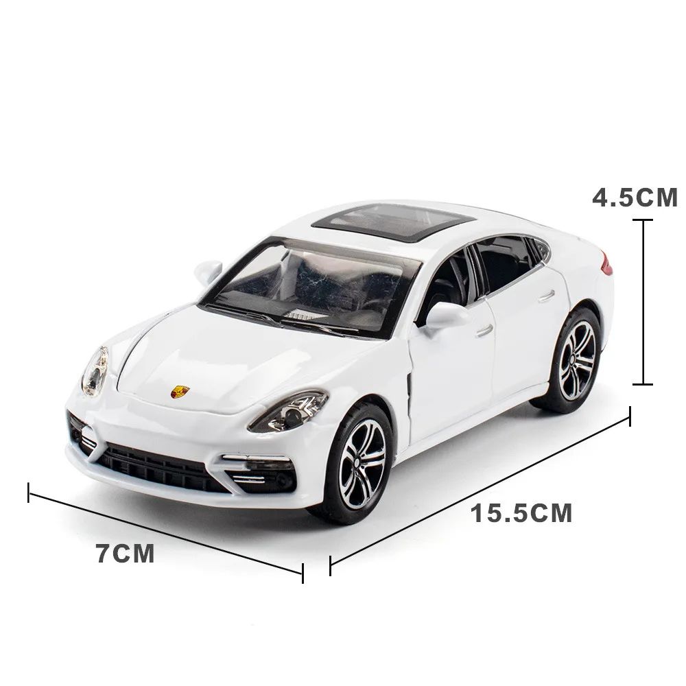 1:32 Porsche Panamera Diecasts Toy Cars Miniature Scale Alloy Simulation Vehicles Car Model Children Birthday Gifts Collection