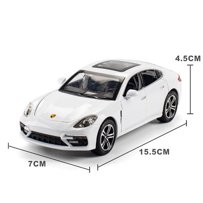 1:32 Porsche Panamera Diecasts Toy Cars Miniature Scale Alloy Simulation Vehicles Car Model Children Birthday Gifts Collection