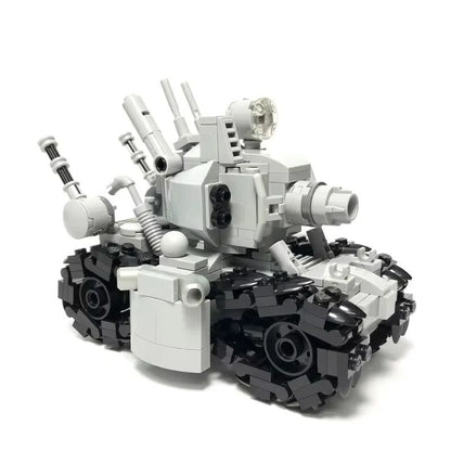 MOC Metal Slug Super Simulação Militar Bonecos de Ação Modelos de Veículos de Blocos de Construção Brinquedo de Tijolo Montado Presentes Infantis de Feriado